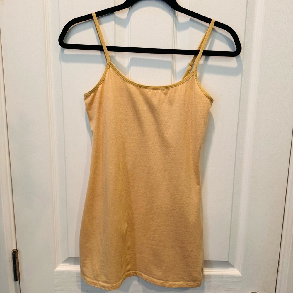 Active Basic Tan Tank Top L